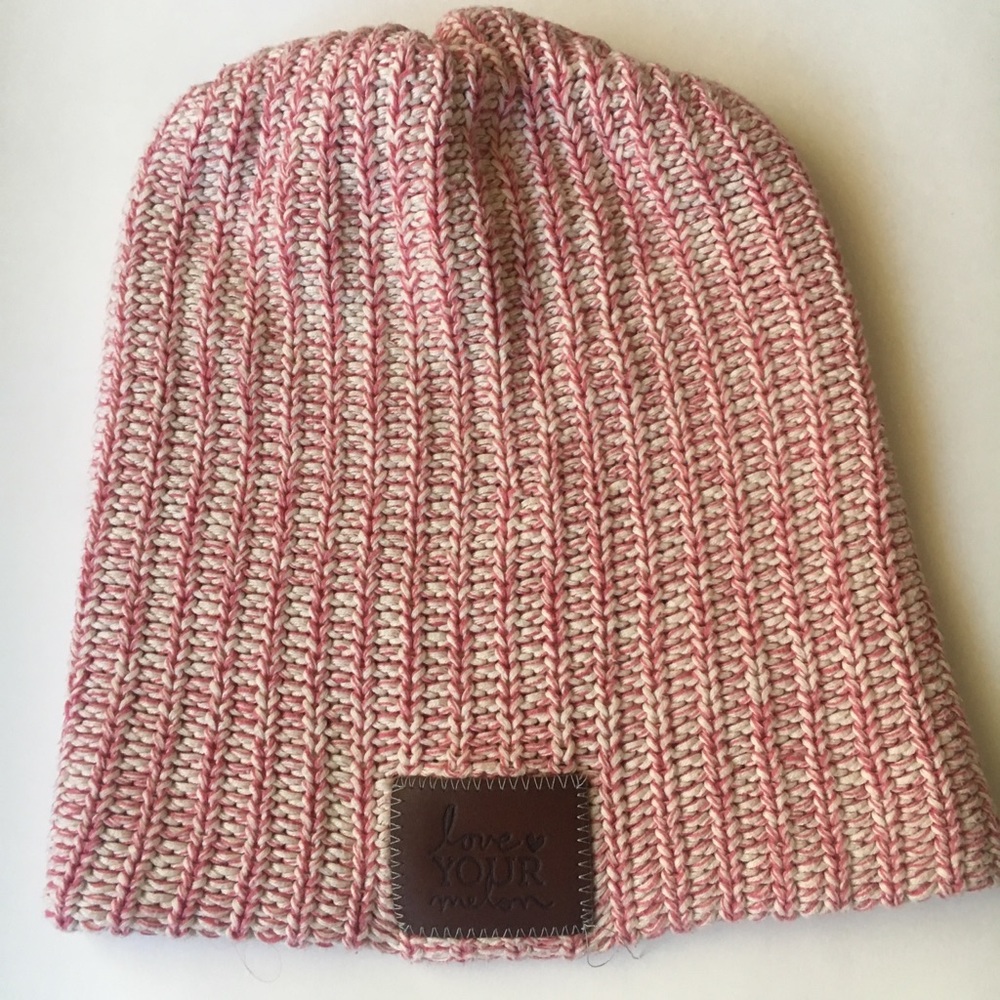 Love Your Melon Pink Speckled Beanie